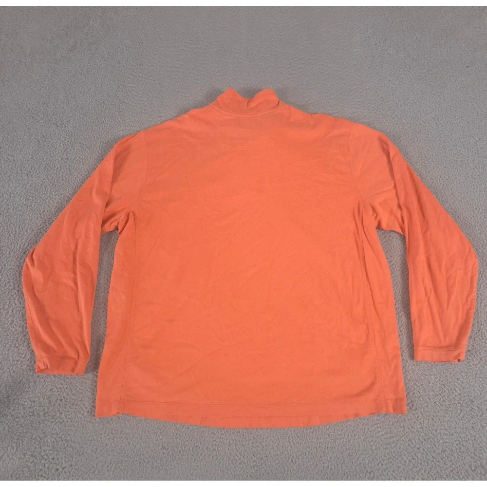 LOT OF 2 Tommy Bahama Pullover Mens XXL Multi Reversible Pima Cotton Quarter Zip